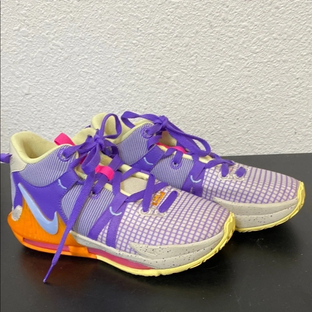 Nike Kids Sneakers Purple and Orange